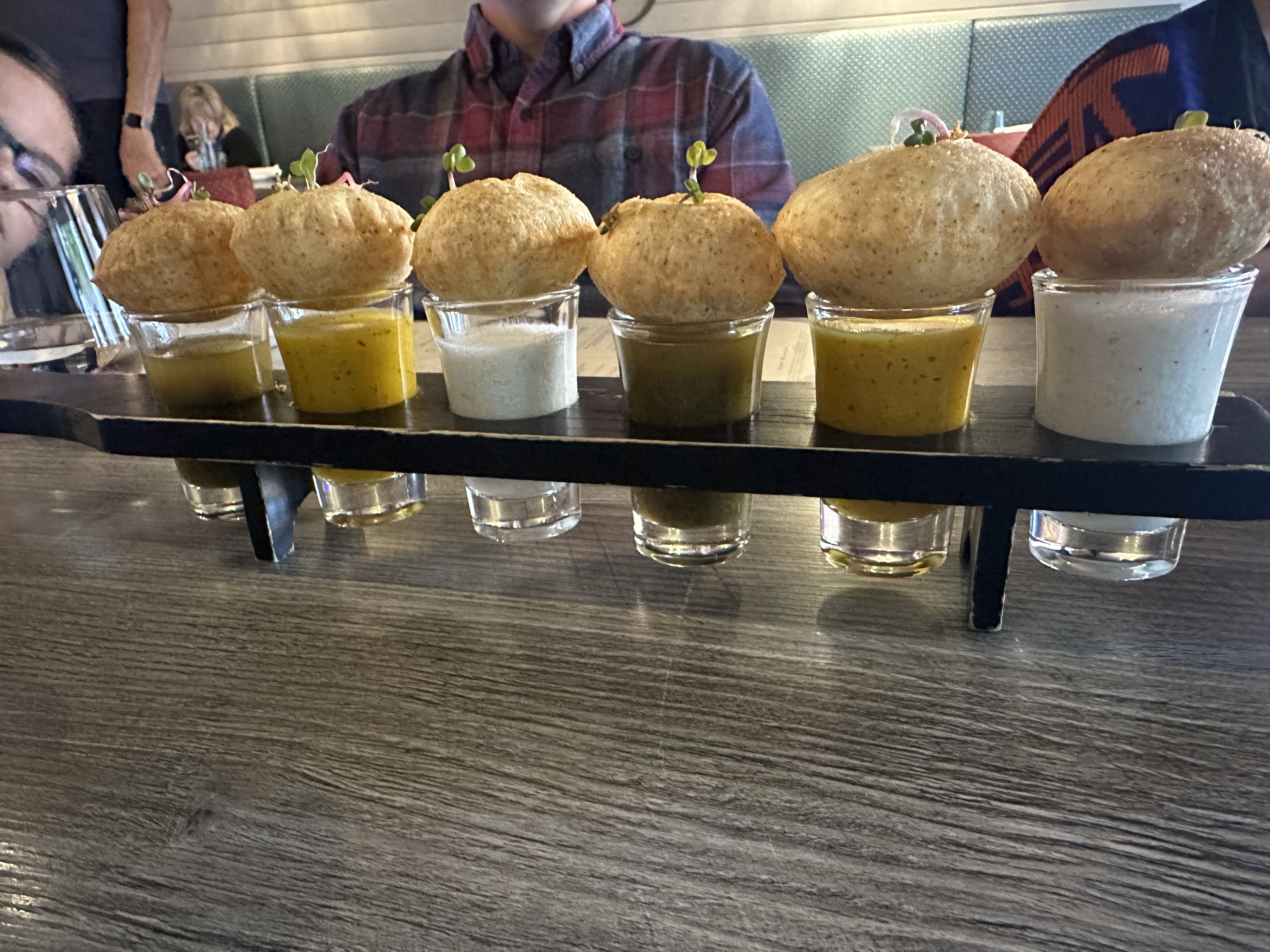 Panipuri is just one of many offerings at Cali Chilli....