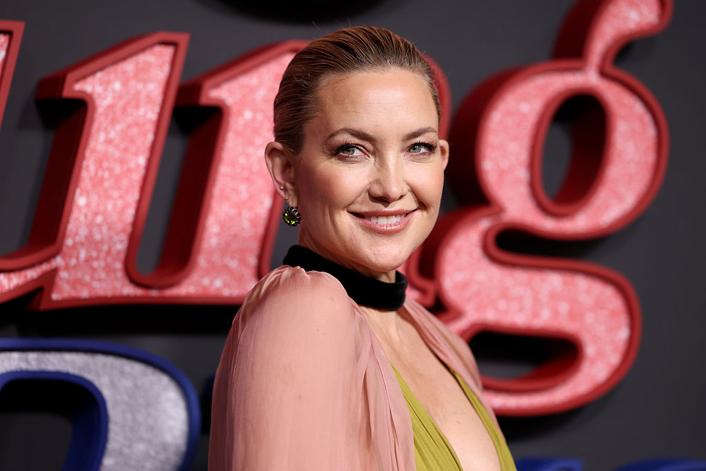 NEW YORK, NEW YORK - DECEMBER 11: Kate Hudson attends the "Song Sung Blue" New York Premiere at AMC Lincoln Square Theater on December 11, 2025 in New York City. (Photo by )