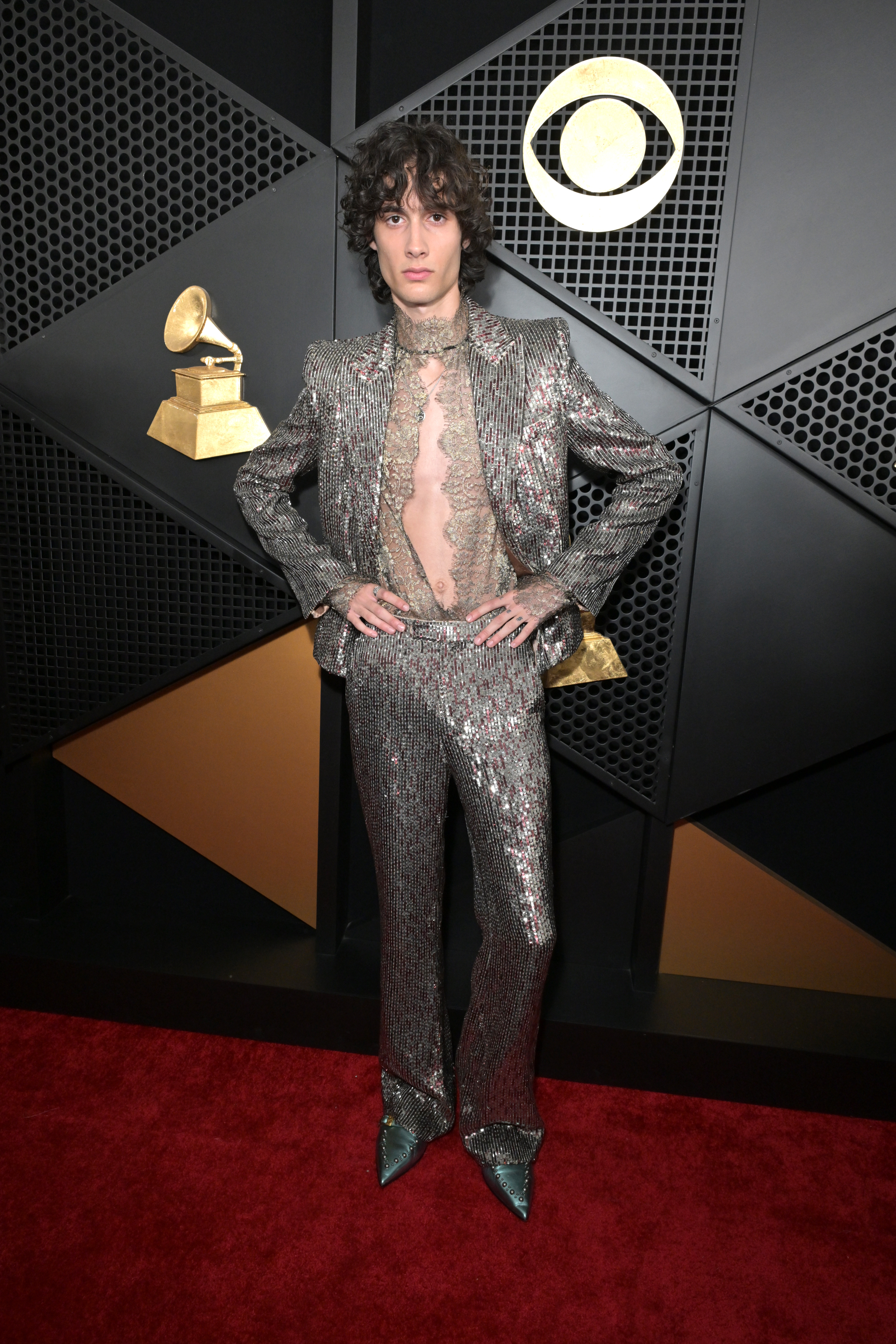 Sombr attends the 68th GRAMMY Awards. (Photo by Lester Cohen/Getty Images for The Recording Academy)