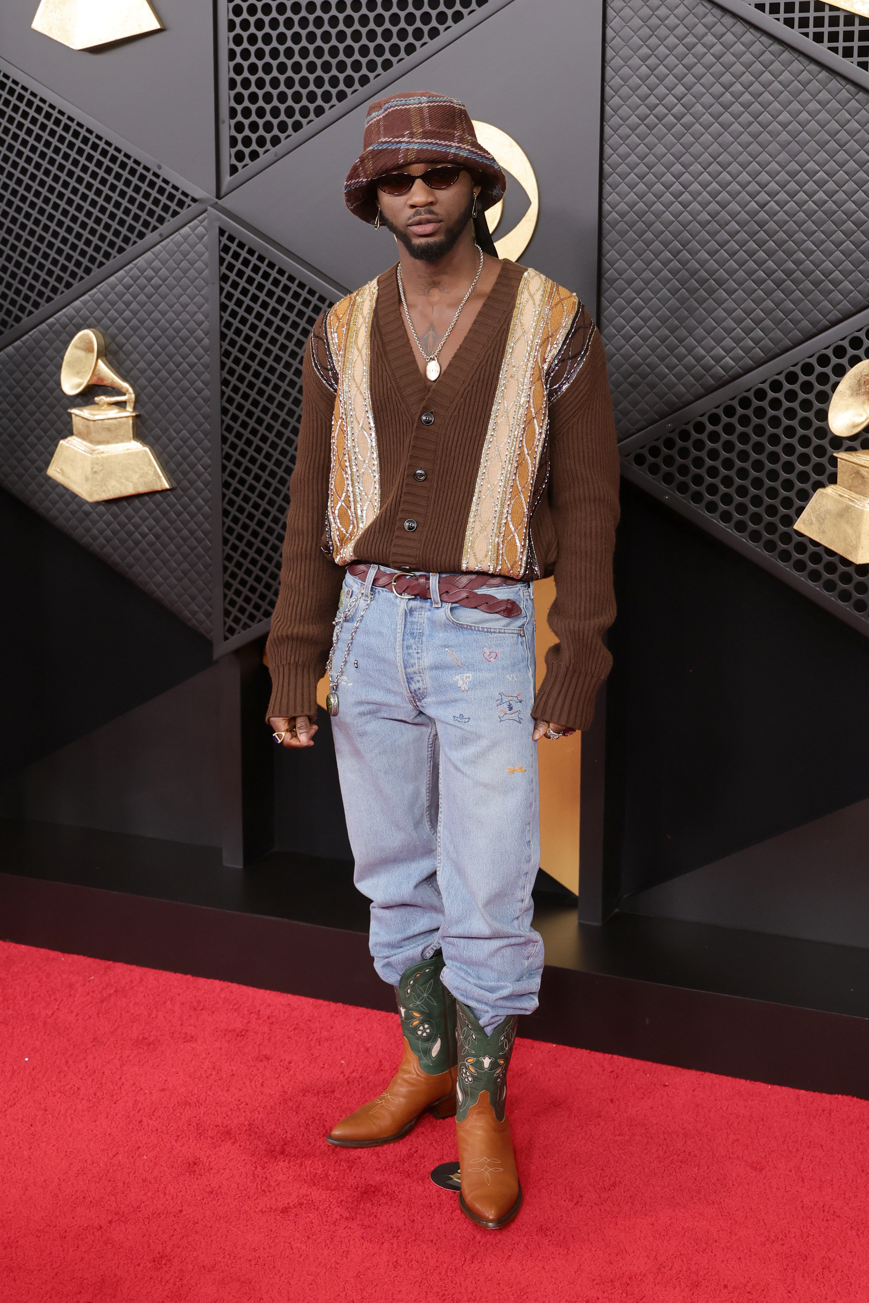Omah Lay attends the 68th GRAMMY Awards. (Photo by Brianna Bryson/WireImage)