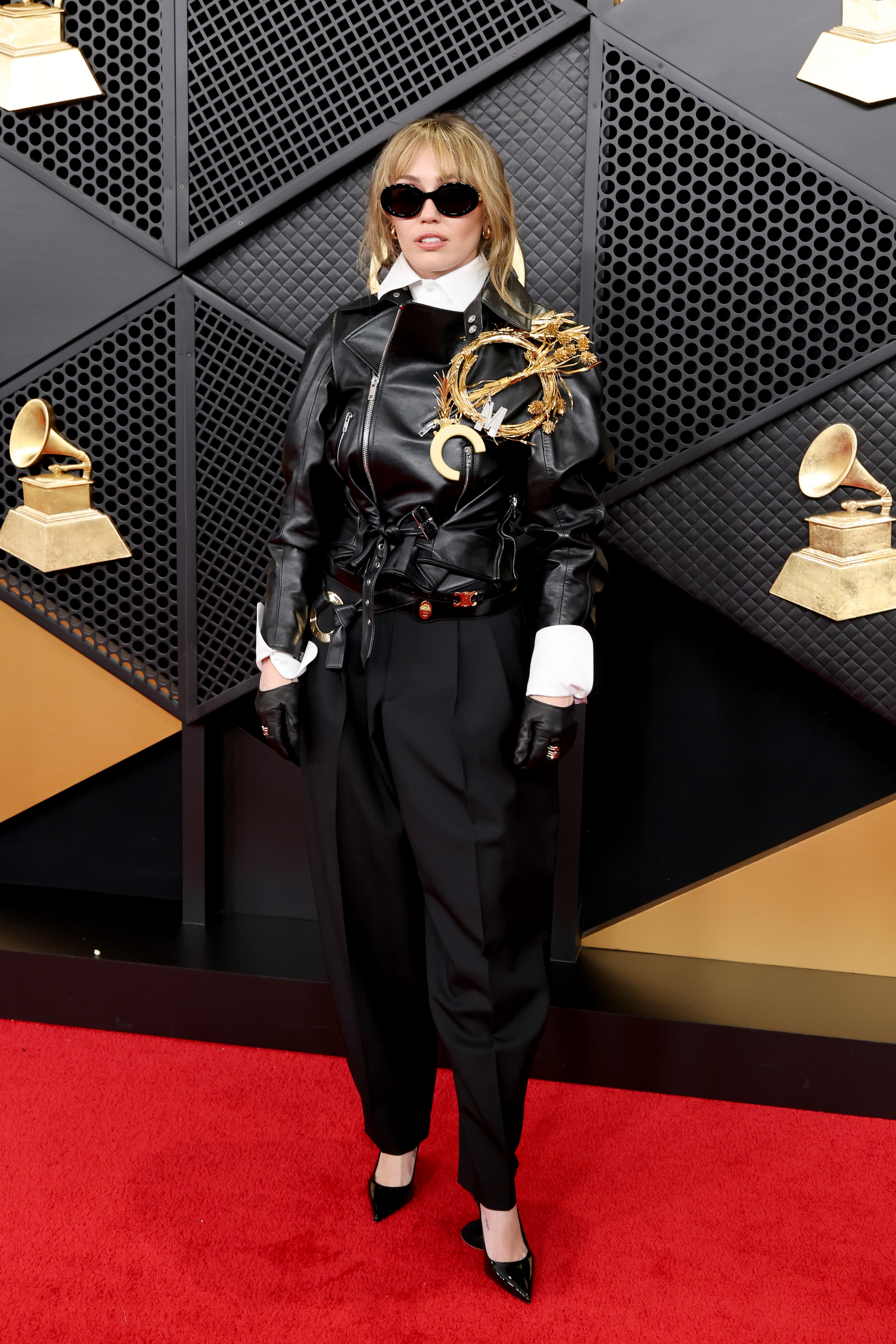 Miley Cyrus attends the 68th GRAMMY Awards. (Photo by Amy Sussman/Getty Images)