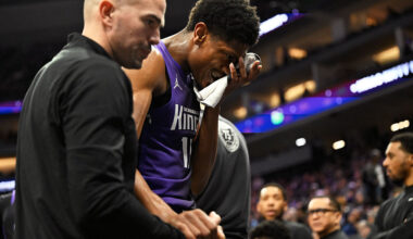 Sacramento Kings F De'Andre Hunter (eye) to miss some time
