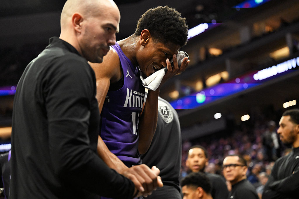 Sacramento Kings F De'Andre Hunter (eye) to miss some time