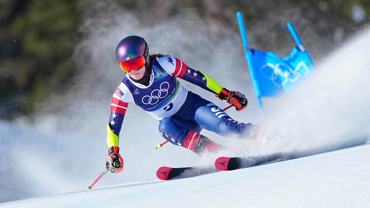 Mikaela Shiffrin’s Olympic drought continues in giant slalom – NBC 7 San Diego