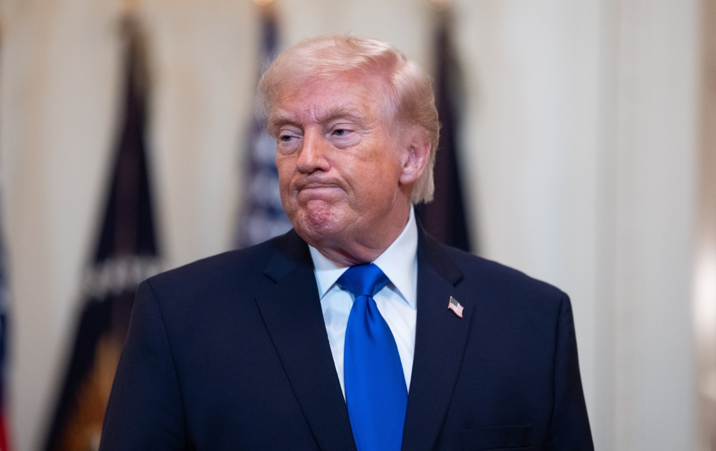 Donald Trump at the White House on February 23, 2026.