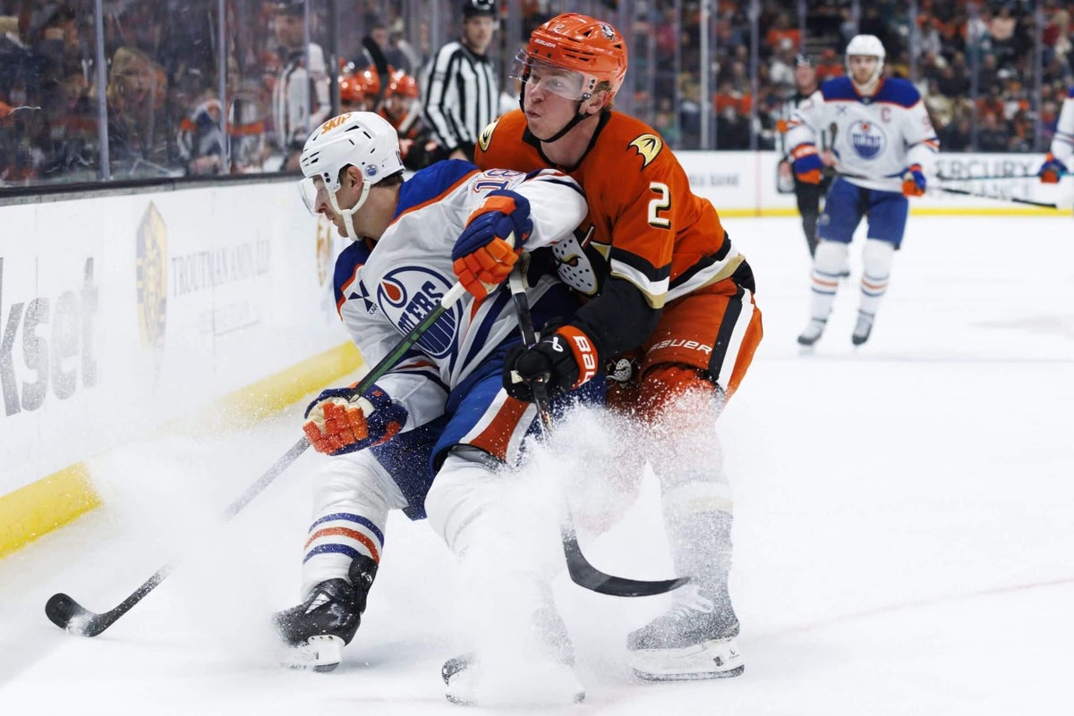 Jackson LaCombe returns to Ducks motivated for 2030 Olympics