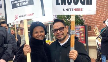 Ghirardelli Workers Hold One-Day Strike on Valentine’s Day at SF’s Fisherman’s Wharf
