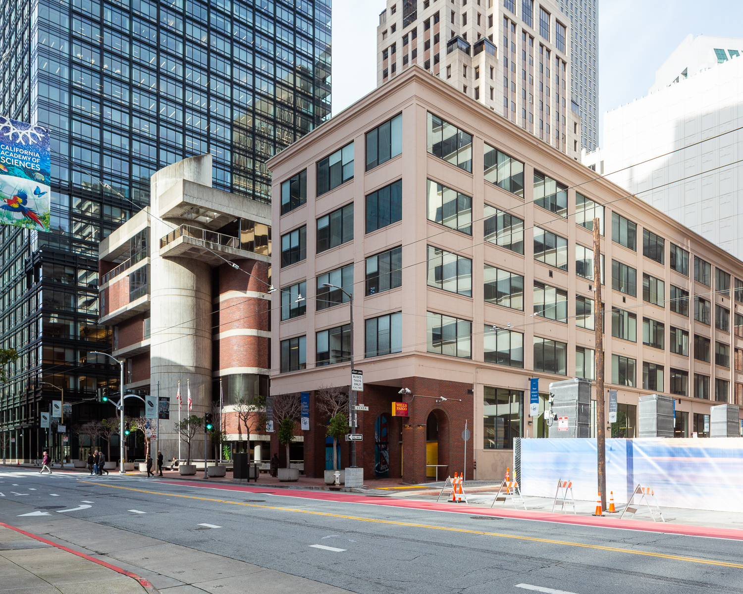 Golden Gate University existing campus along Mission Street, image by Andrew Campbell Nelson