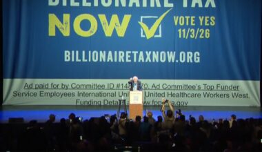 Sanders rallies in California for billionaire wealth tax