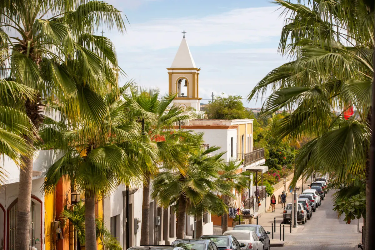 Historic Street in San Jose del Cabo, Mexico