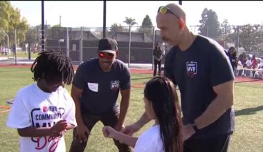 Oakland students spend day meeting with NFL players – NBC Bay Area