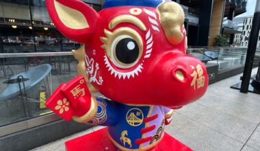 Pair of Giant Horse Statues Ring In the Lunar New Year ‘Year of the Horse’ In SF