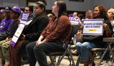 Community members call on Fresno Unified to avoid layoffs, hiring freezes