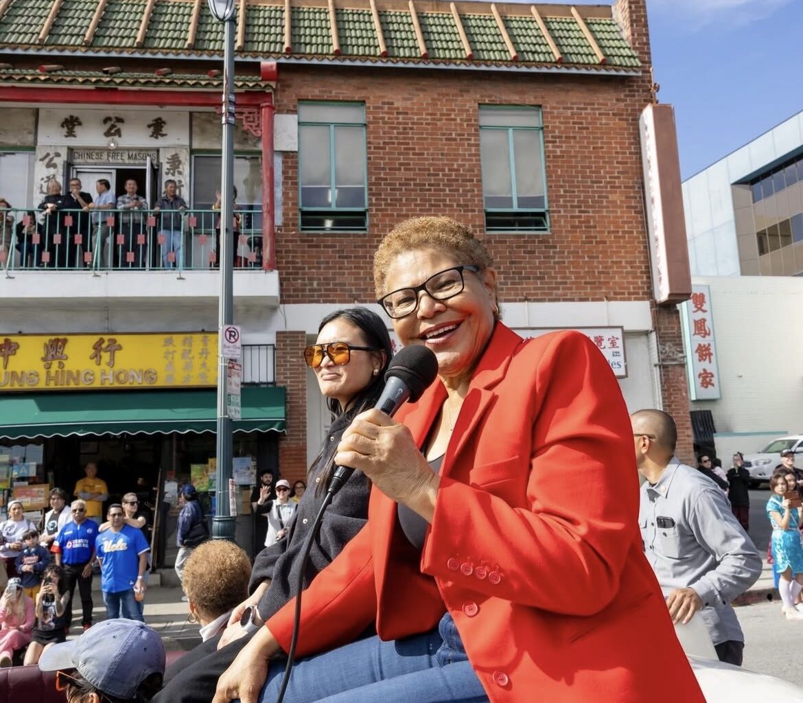 Mayor Bass, Lion Dancers and More March Thru DTLA’s Chinatown to Celebrate Year of the Horse