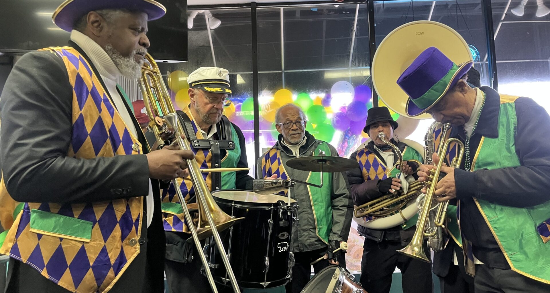 Rain or shine, it's Mardi Gras in the Bayview