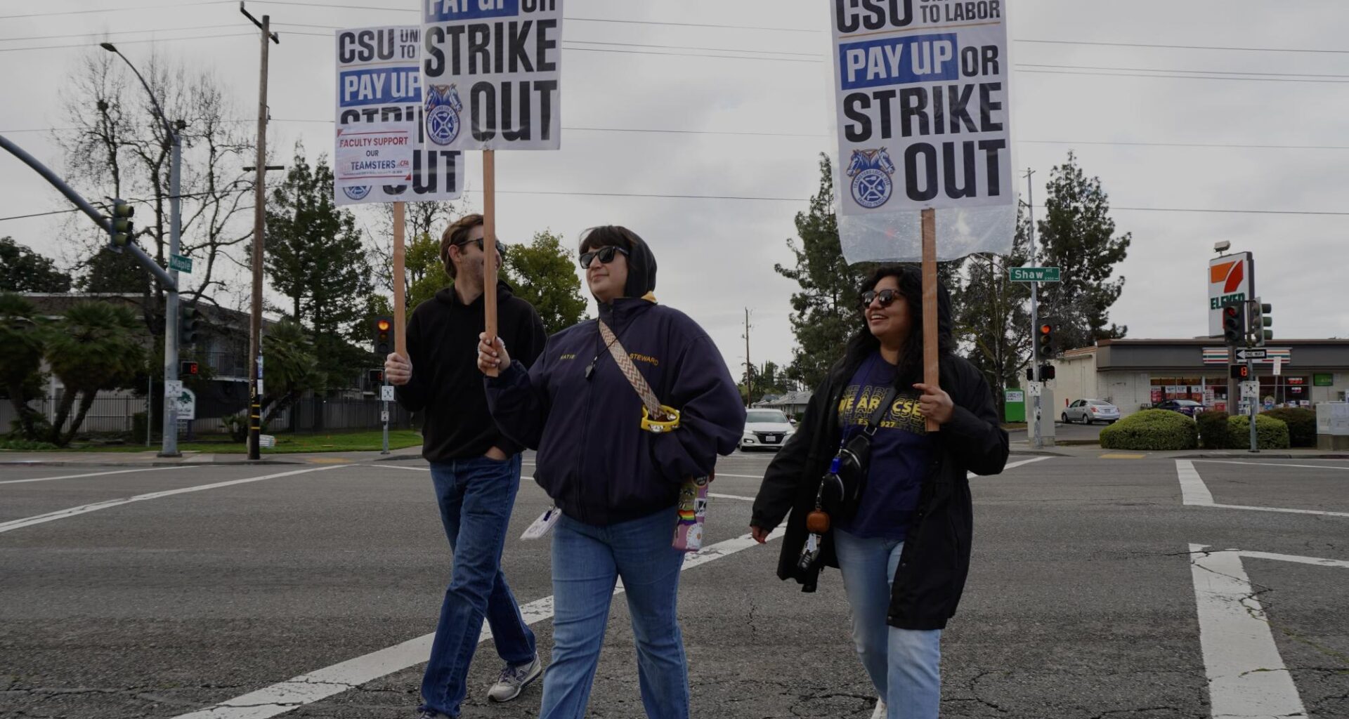 Teamsters picket across Fresno State campus during state-wide strike – The Collegian