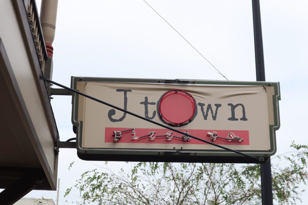 A restaurant sign in the Japantown neighborhood of San Jose, California