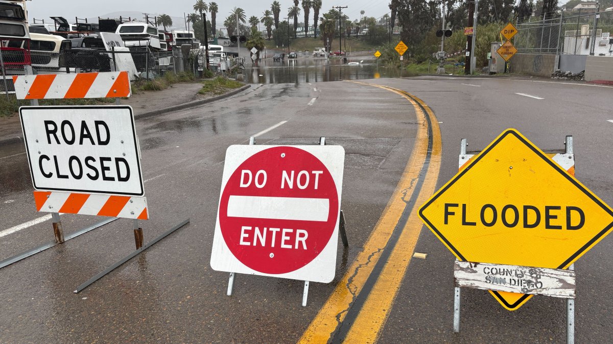 San Diego County battered after storm’s first round rain and strong winds – NBC 7 San Diego