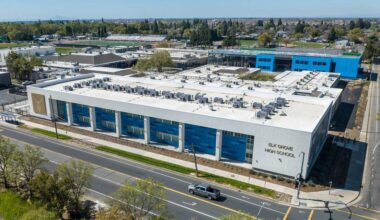 Elk Grove High School is pictured on March 16, 2024.