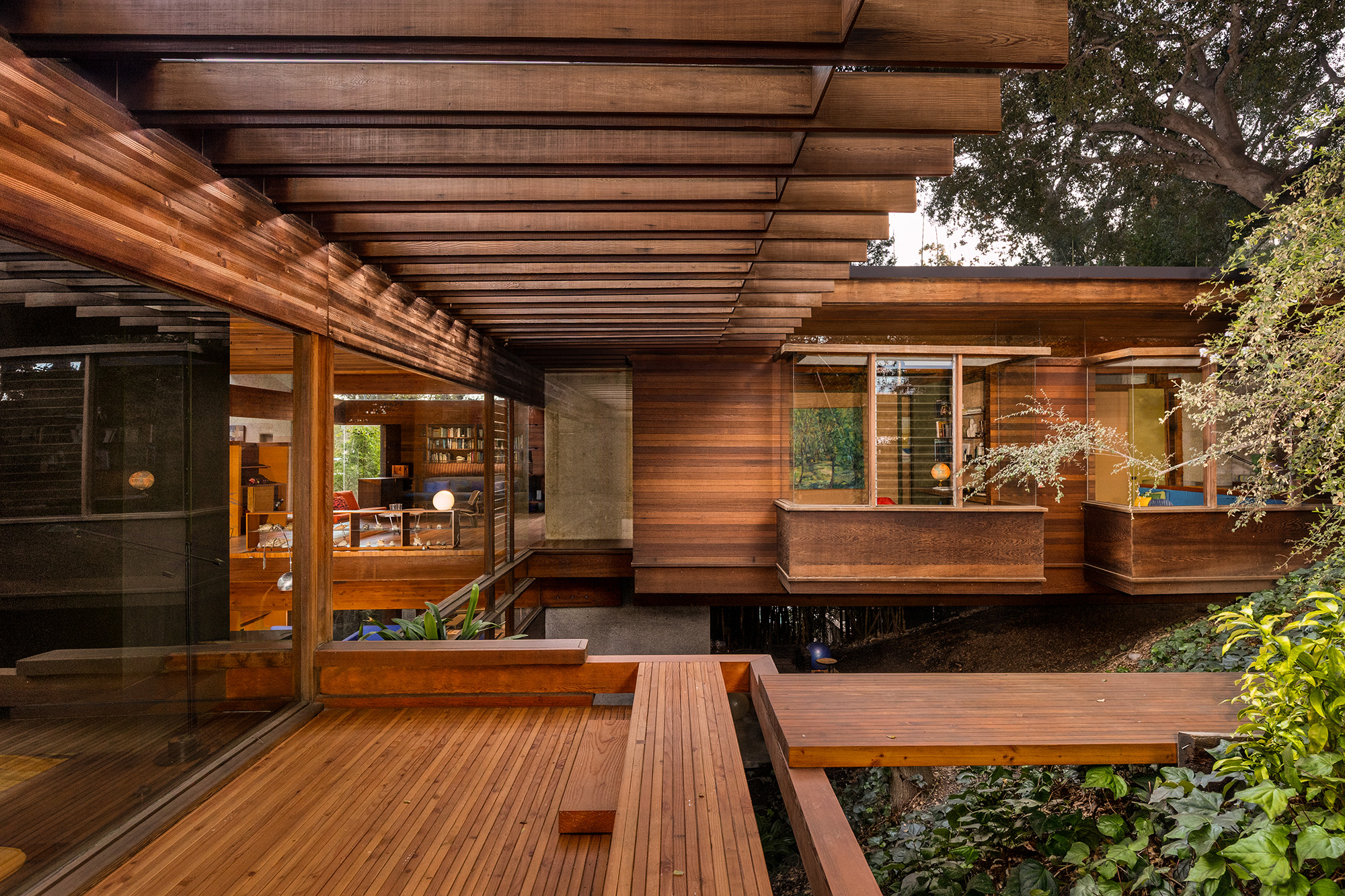 The Kappe House in Rustic Canyon