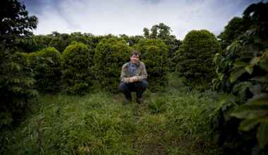 Jay in Good Land Organics fields