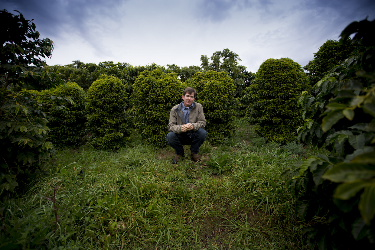 Jay in Good Land Organics fields