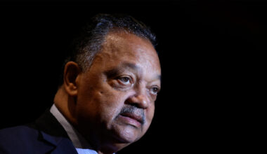 Rev. Jesse Jackson addresses the Rainbow PUSH Coalition Annual International Convention in Chicago, Tuesday, July 2, 2019. (AP Photo/Amr Alfiky)