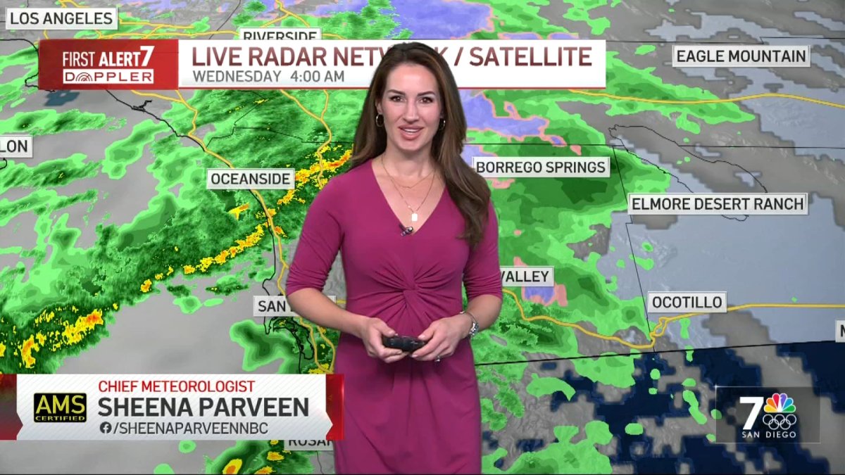 Sheena Parveen’s forecast for Feb. 18, 2026 – NBC 7 San Diego