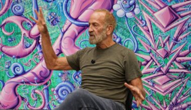 Kenny Scharf Is Signing Books At A Car Wash For 'Karbombz' Book