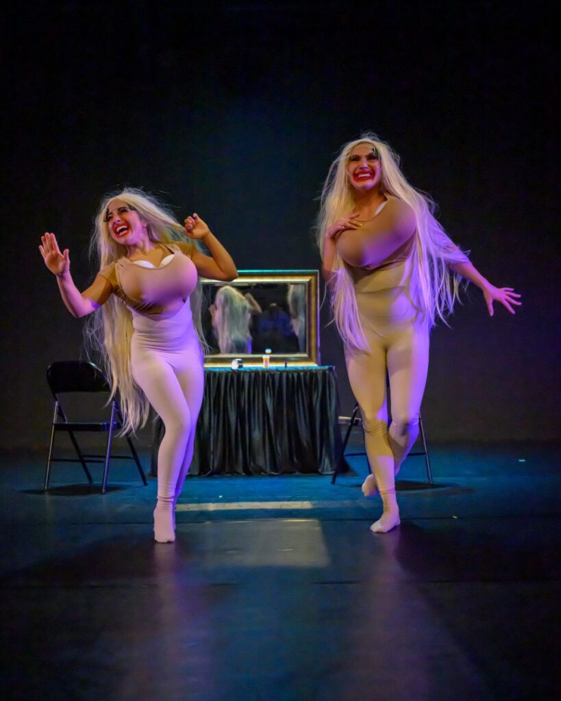 Dance at the Odyssey - Julia Gonzales and Bailey Holladay in "One World" by Hannah Millar - Photo by Tucker M. Maxfield, Out of Bounds Photography.