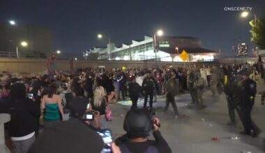 51 arrests made at anti-ICE protest in L.A. on Saturday night – San Bernardino Sun