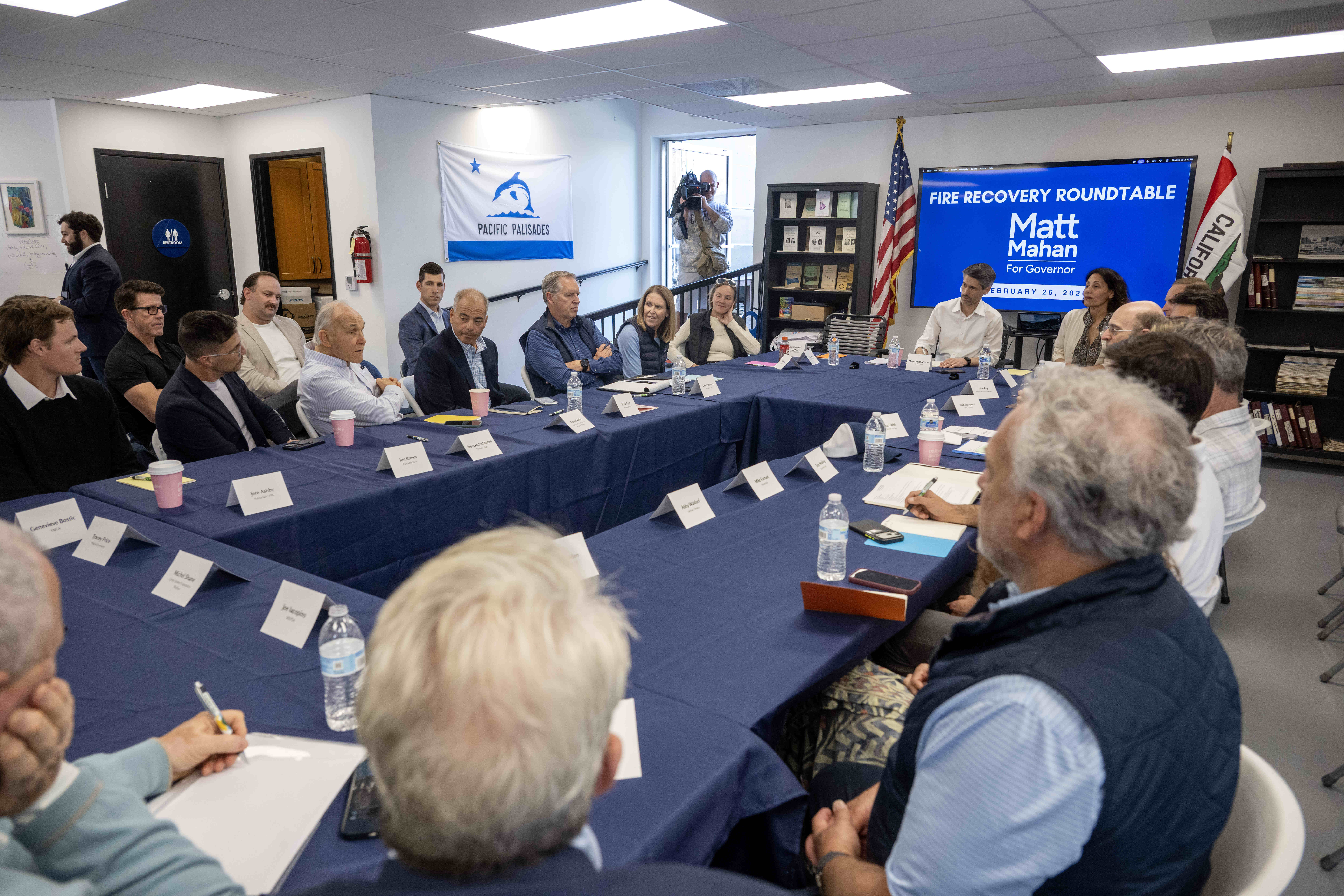 California gubernatorial candidate and San Jose Mayor Matt Mahan, during...