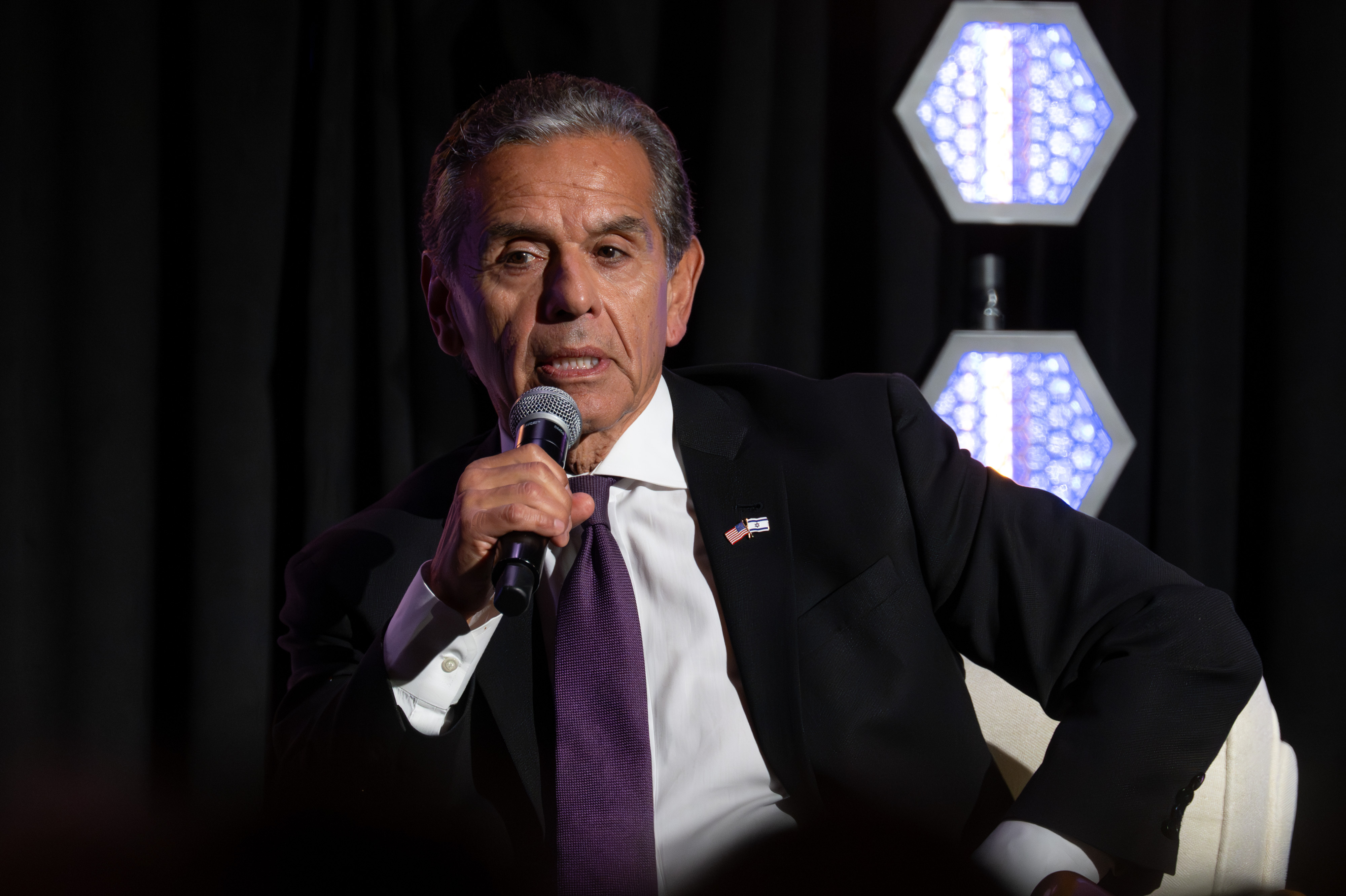 Former L.A. Mayor Antonio Villaraigosa, candidate for California governor, takes...