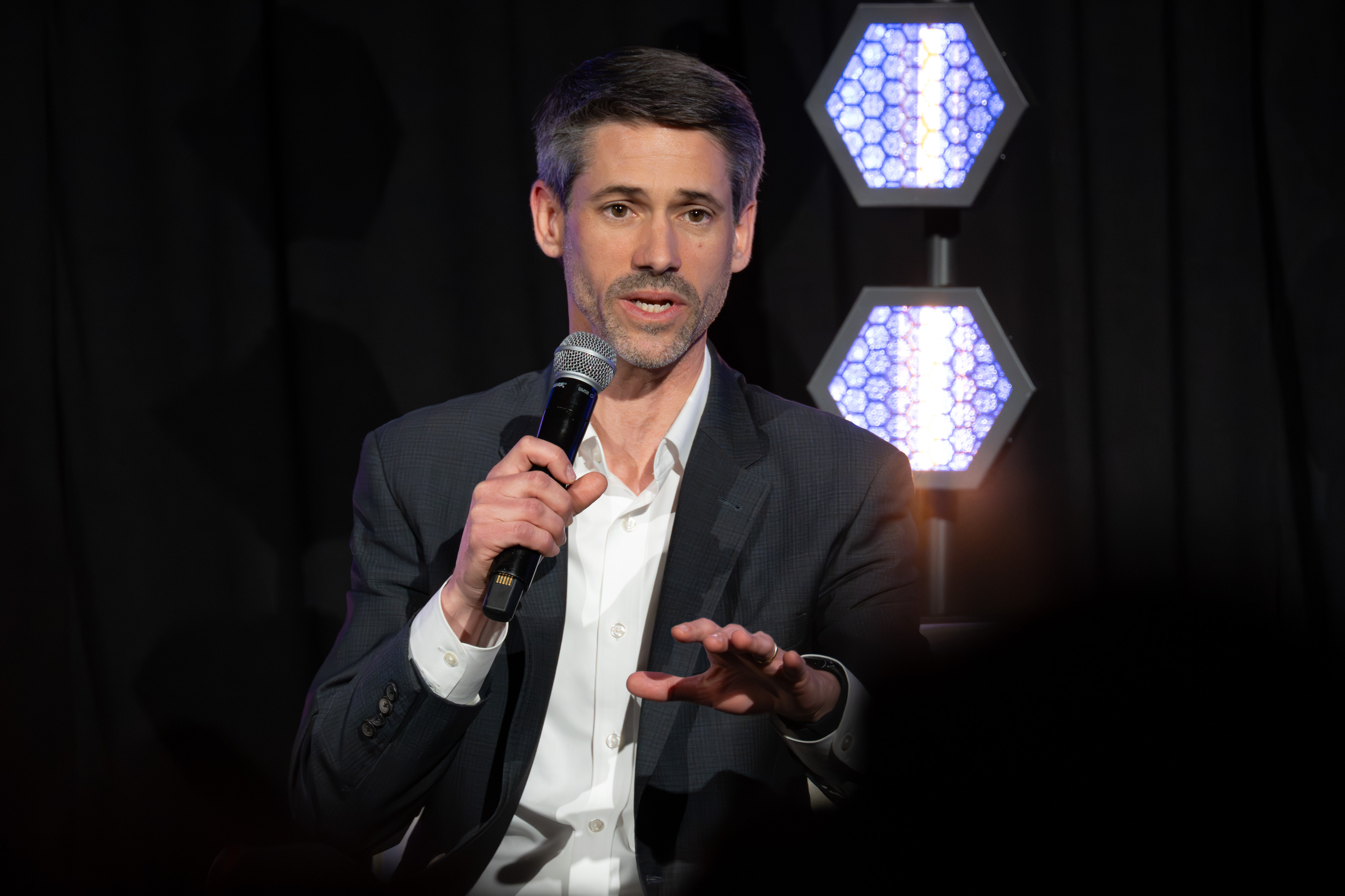 San Jose Mayor Matt Mahan, candidate for California governor, takes...