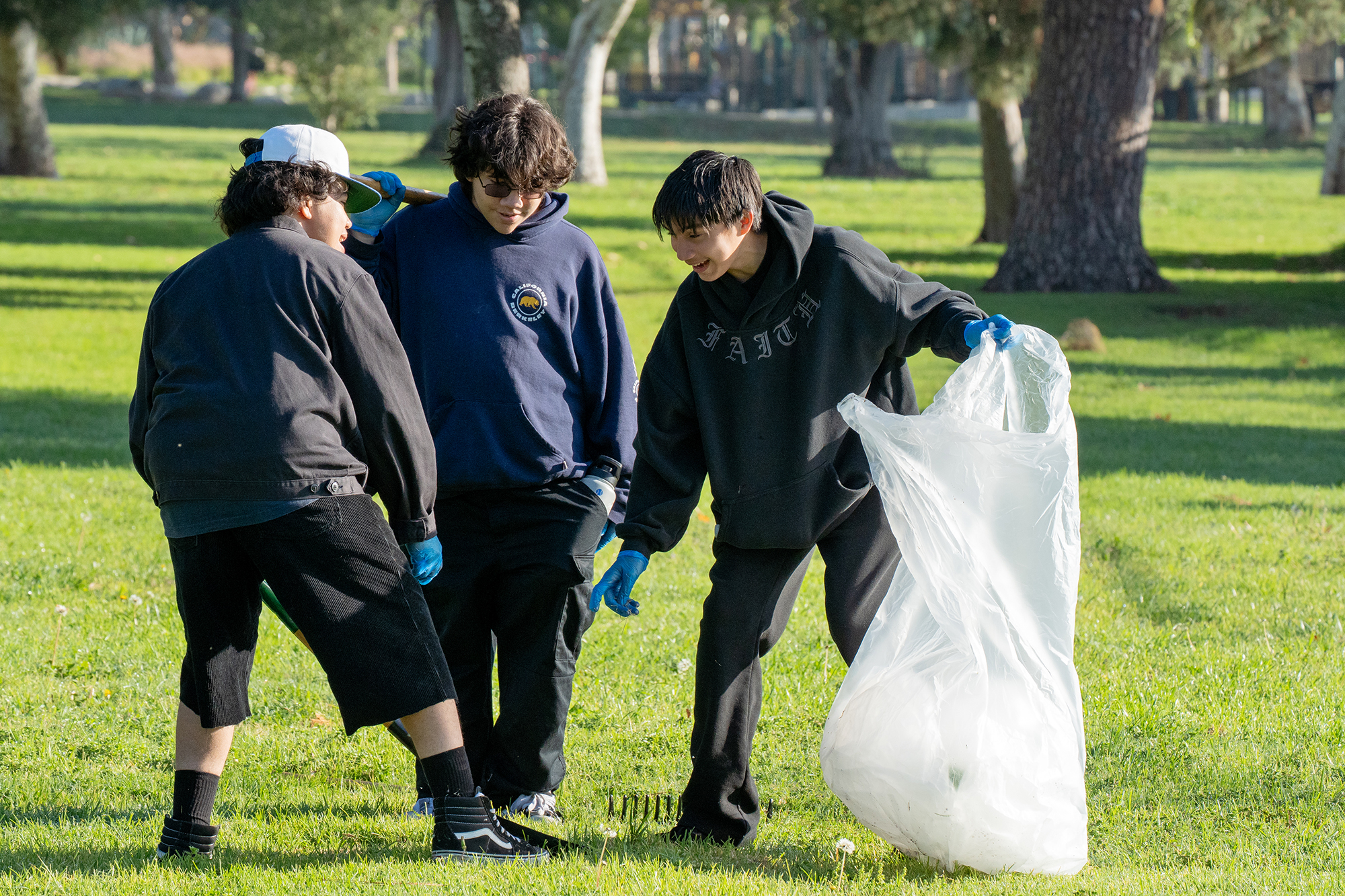 Damian Dominguez, Jonah Garza and Louis Aguilar, left to right,...