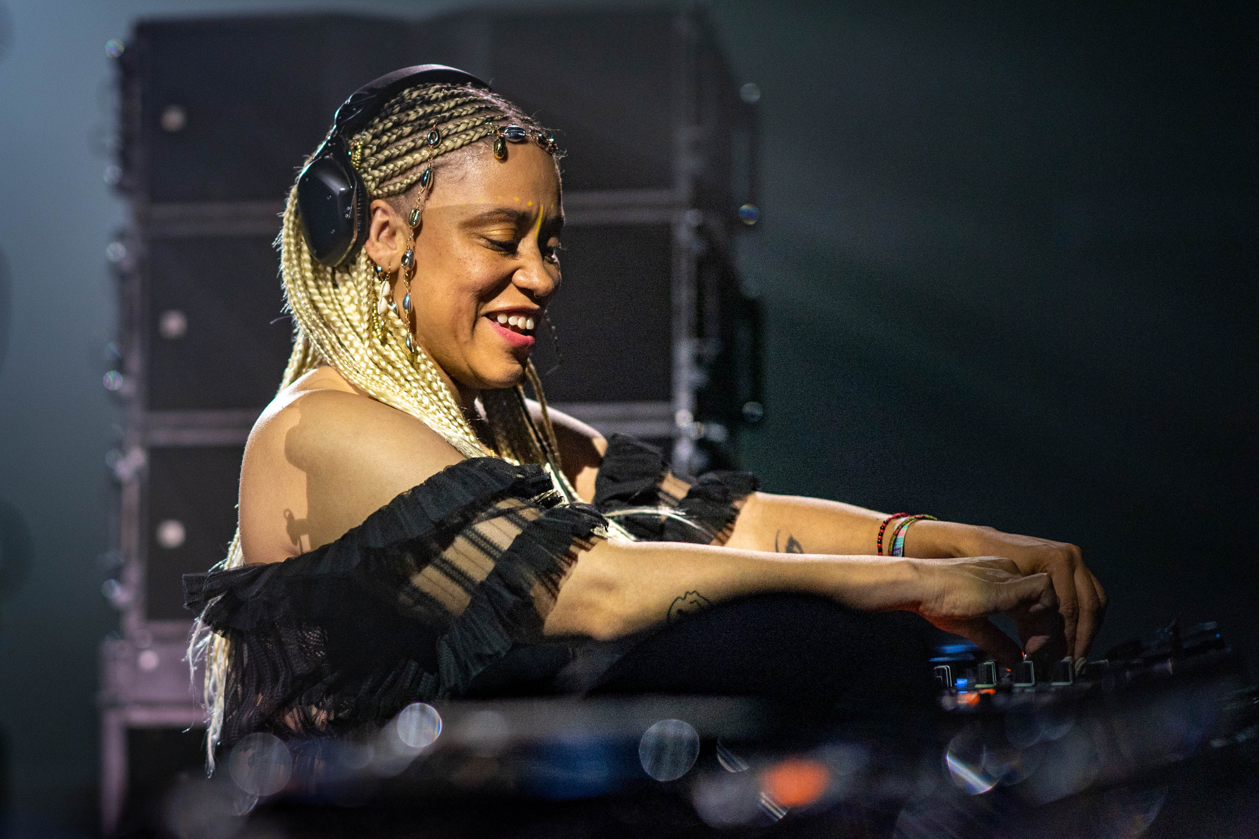 Juliet Mendoza (pictured performing in the Yuma during day 1...