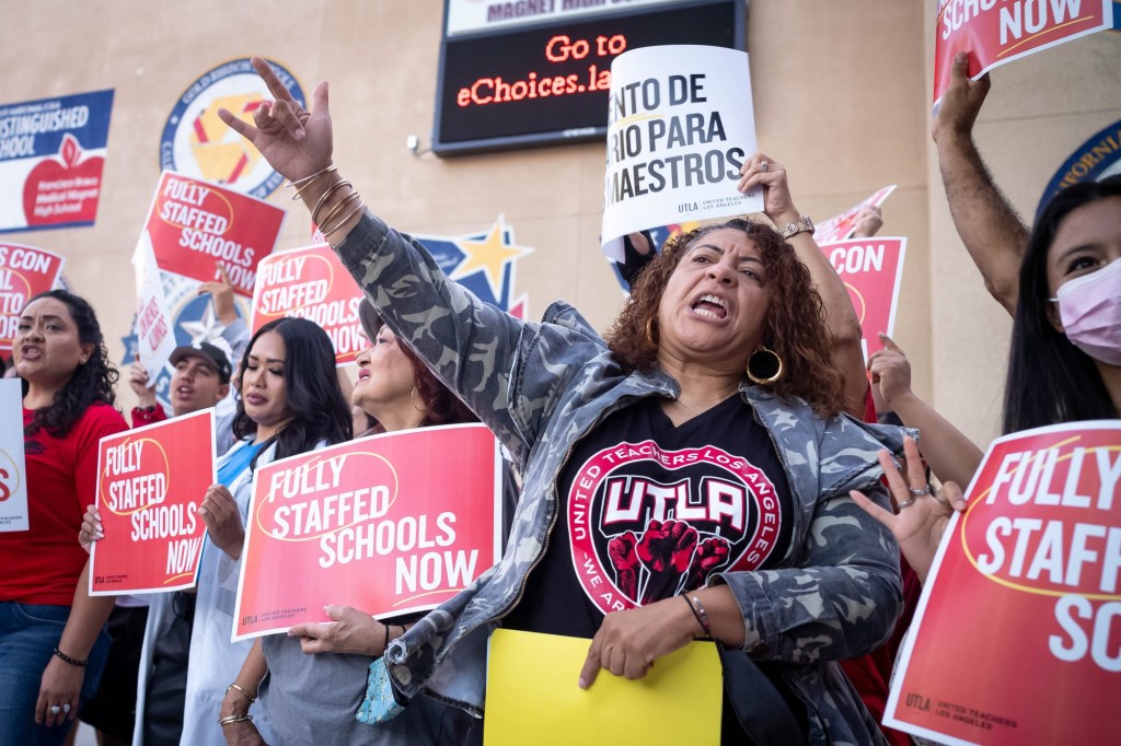 The Los Angeles teachers’ union is close to striking, again – Daily News