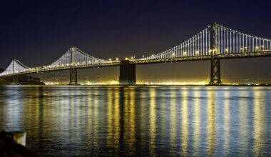 Bay Bridge artistic light installation coming back with ‘grand lighting’ event in March