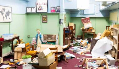 Long Beach Catholic school vandalized, religious articles destroyed overnight – Press Telegram