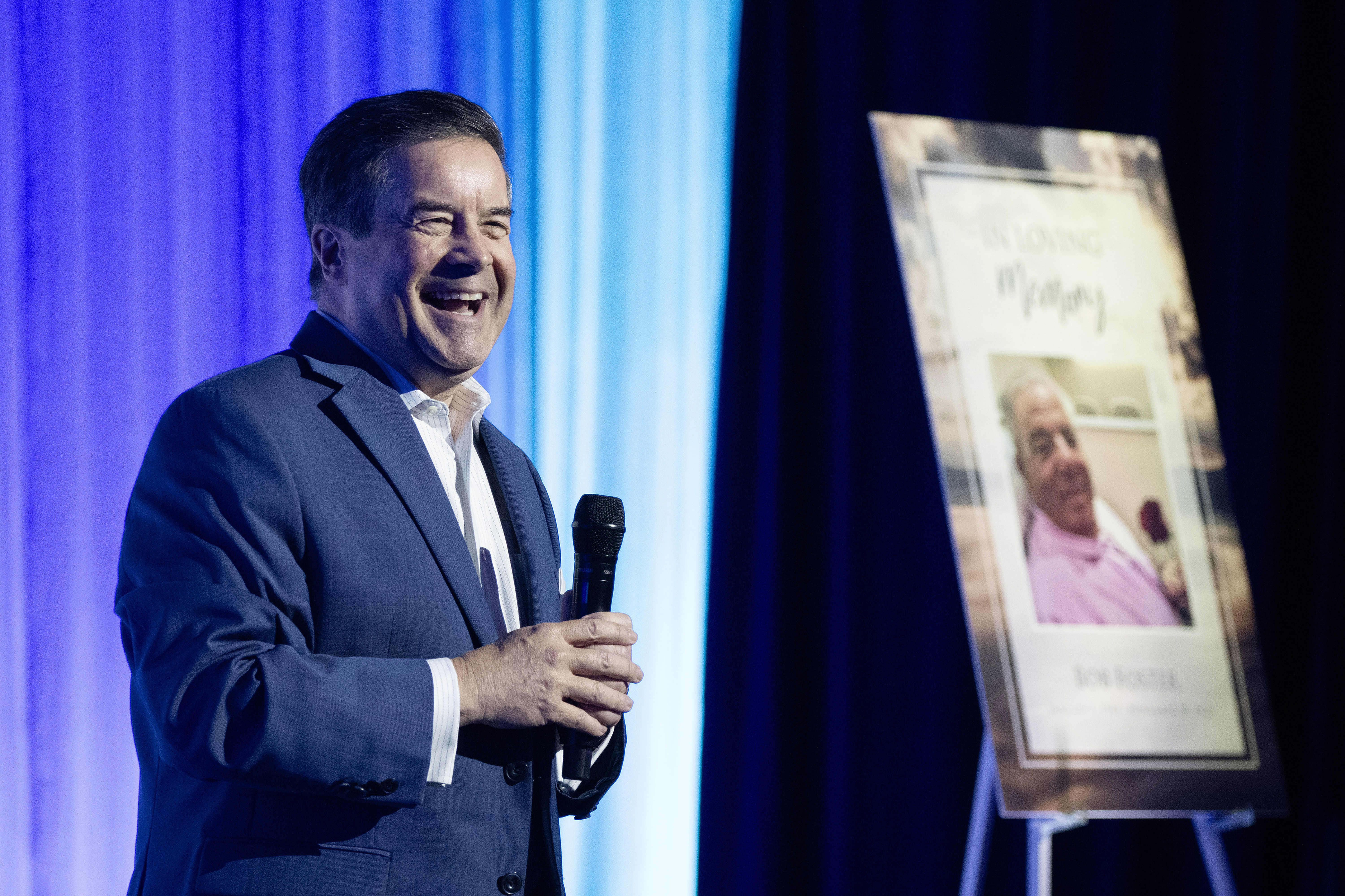 President and CEO of Visit Long Beach Steve Goodling speaks...