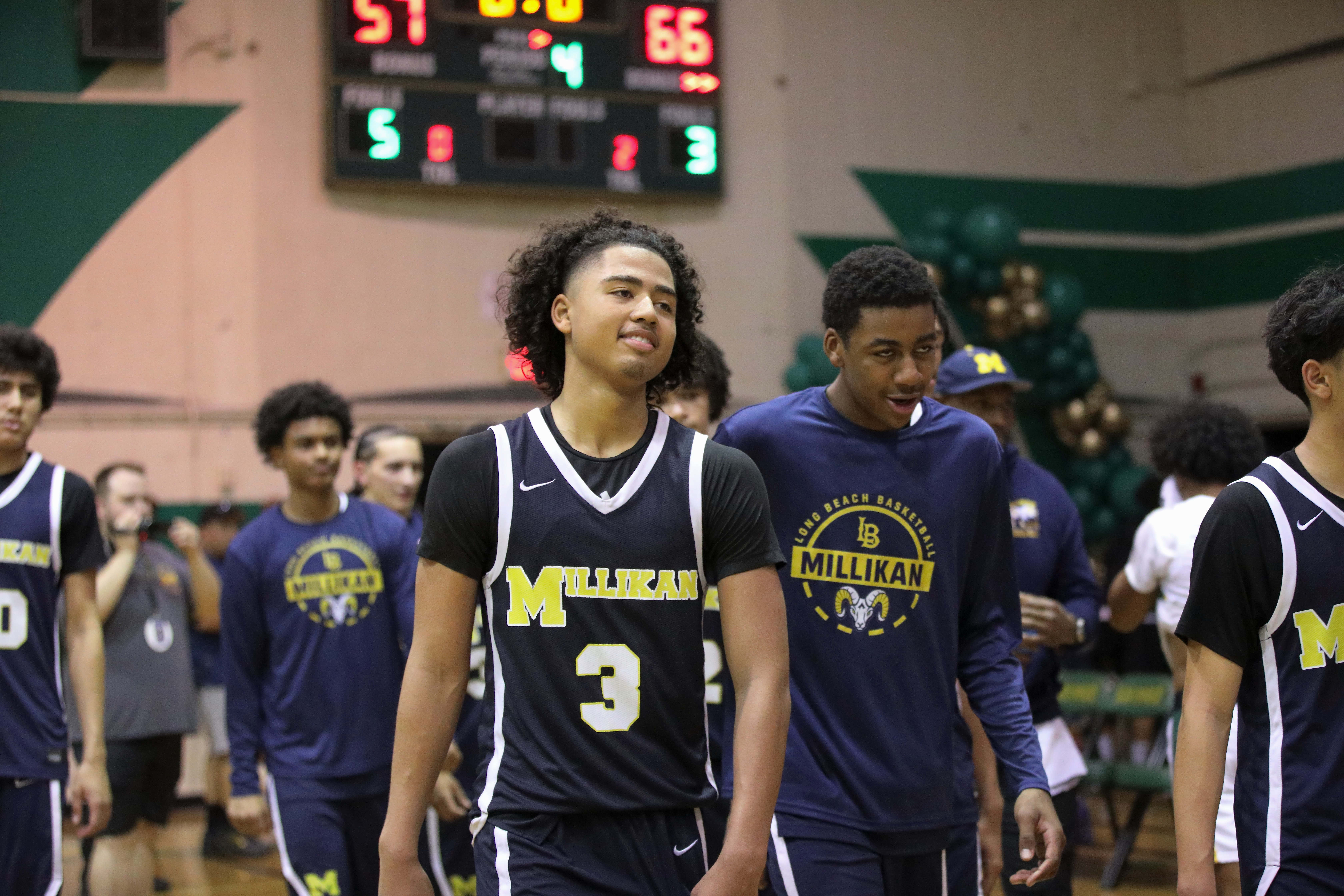 Millikan senior guard Joseph Wicker (3) helped lead the Rams...