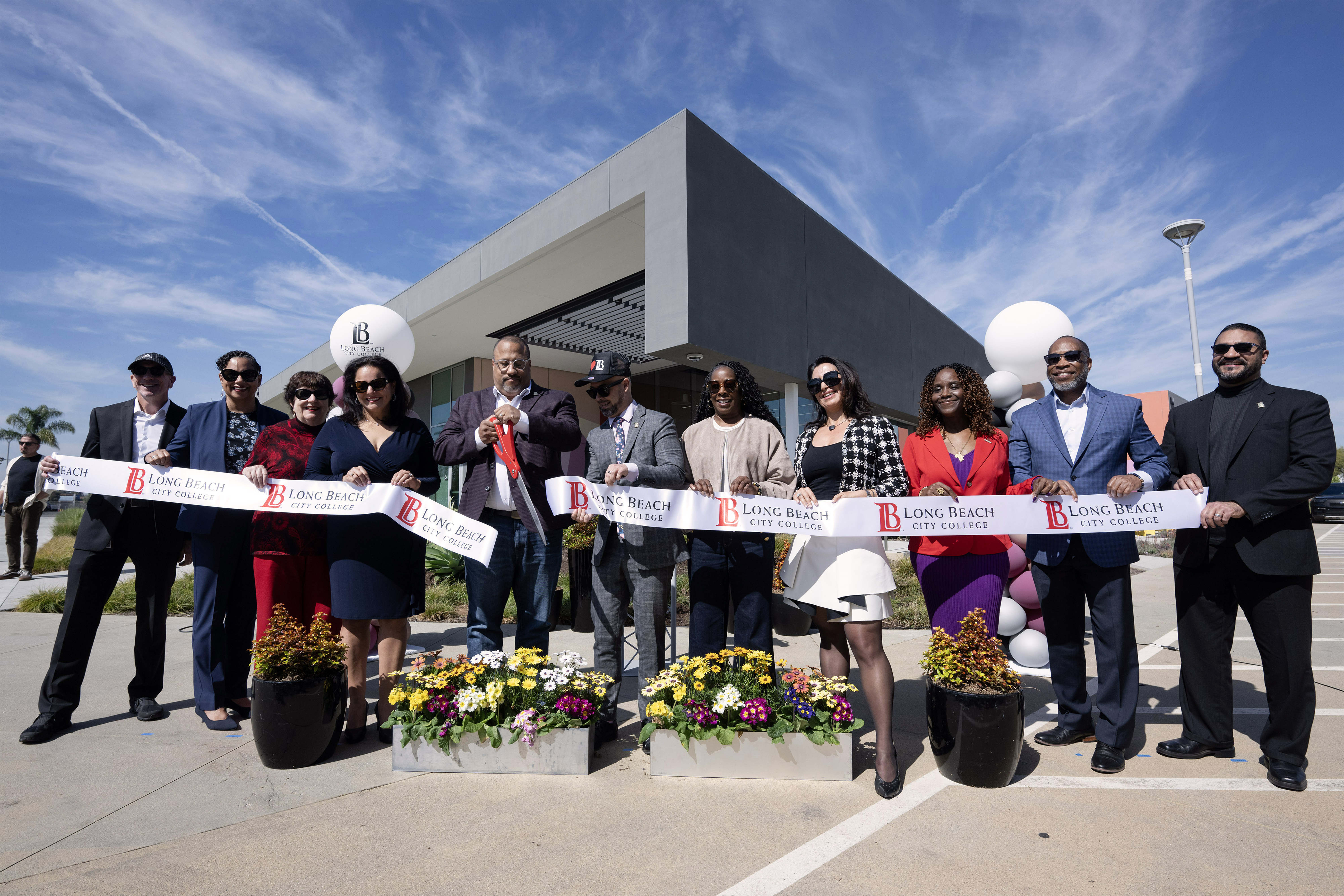 Long Beach City College hosts a ribbon-cutting ceremony to celebrate...