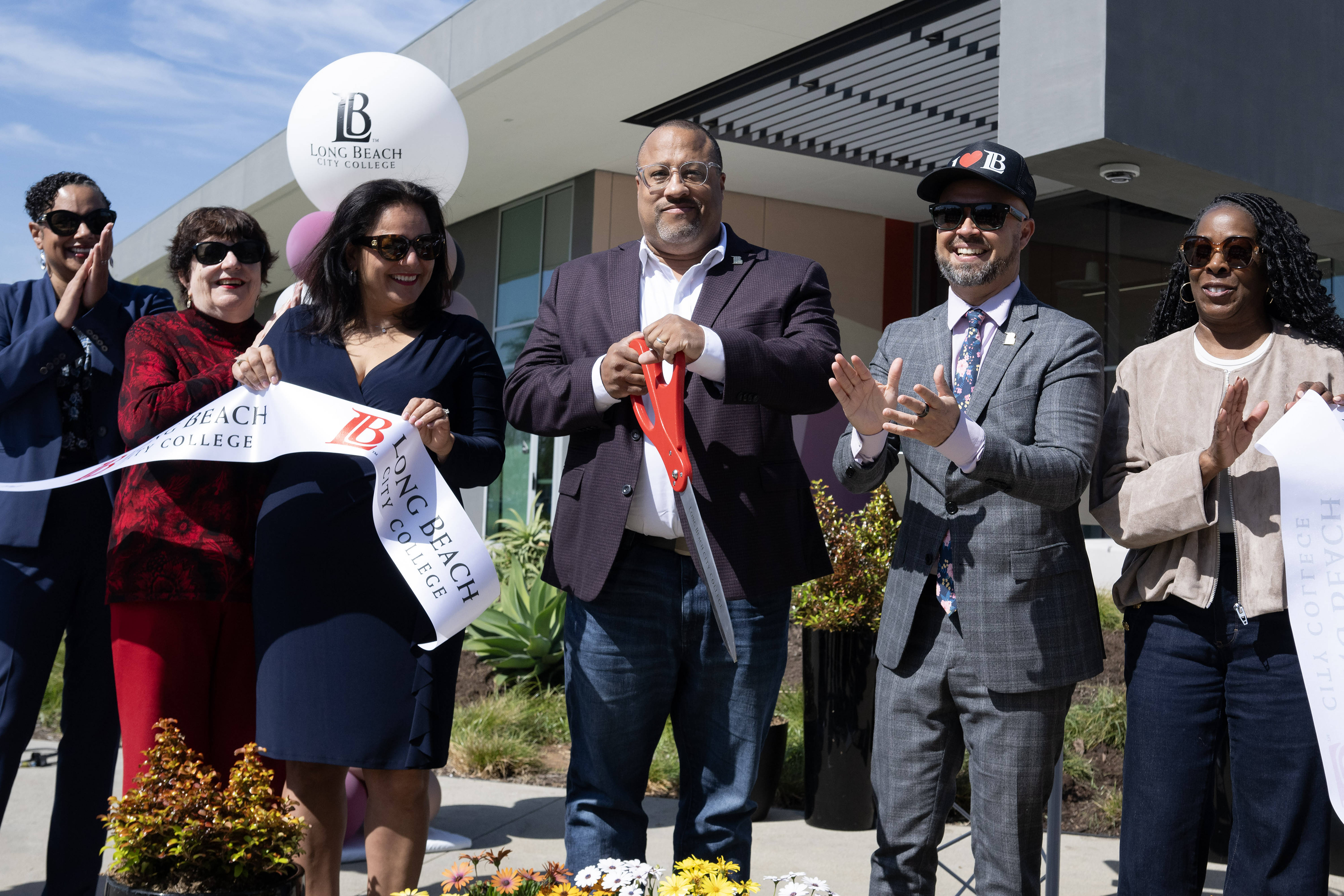 Long Beach City College hosts a ribbon-cutting ceremony to celebrate...