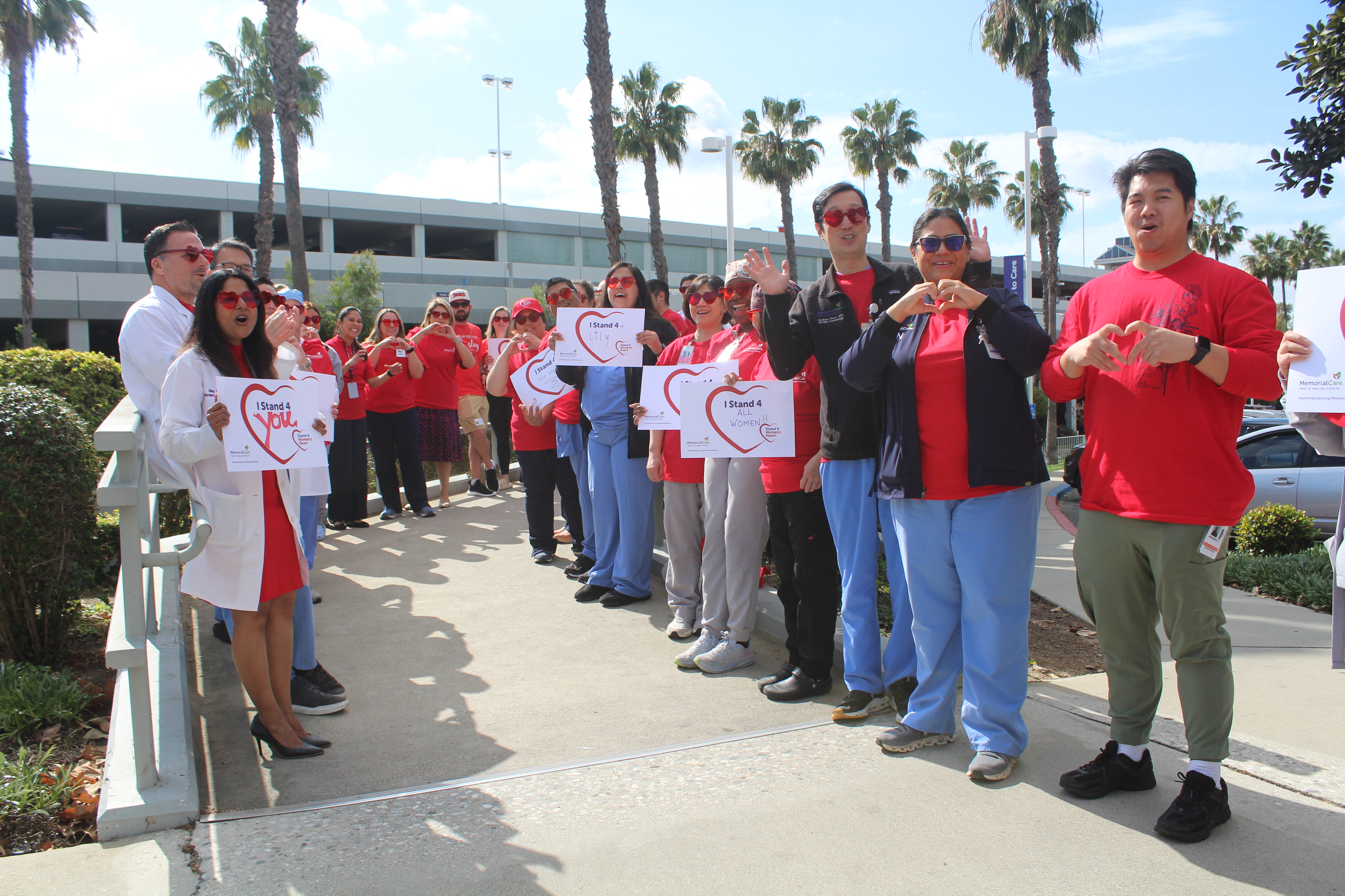 Around 80 MemorialCare Long Beach Medical Center employees brought awareness...