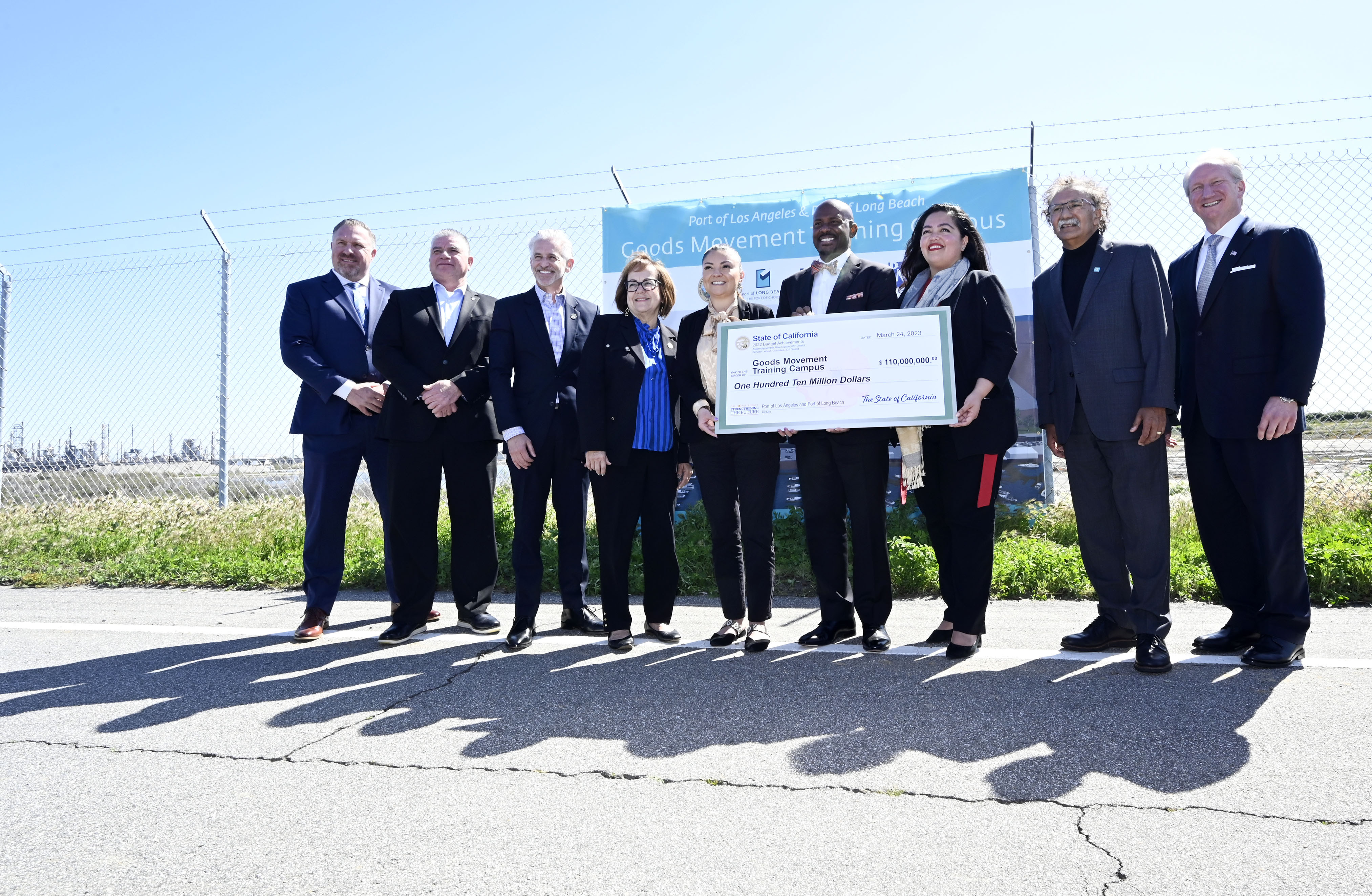 A press conference was held announcing the joint workforce training...