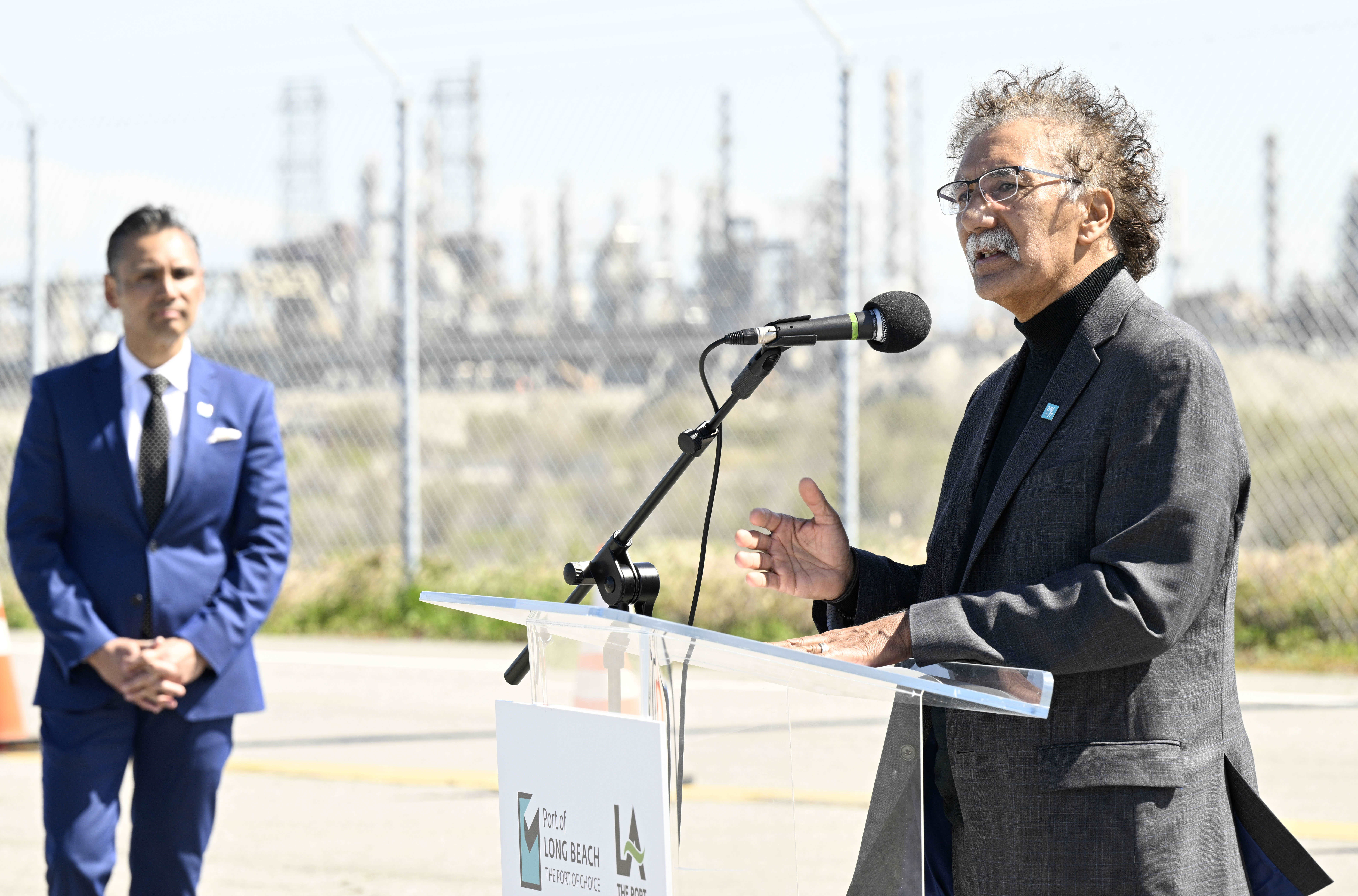 Mario Cordero, executive director of the Port of Long Beach,...