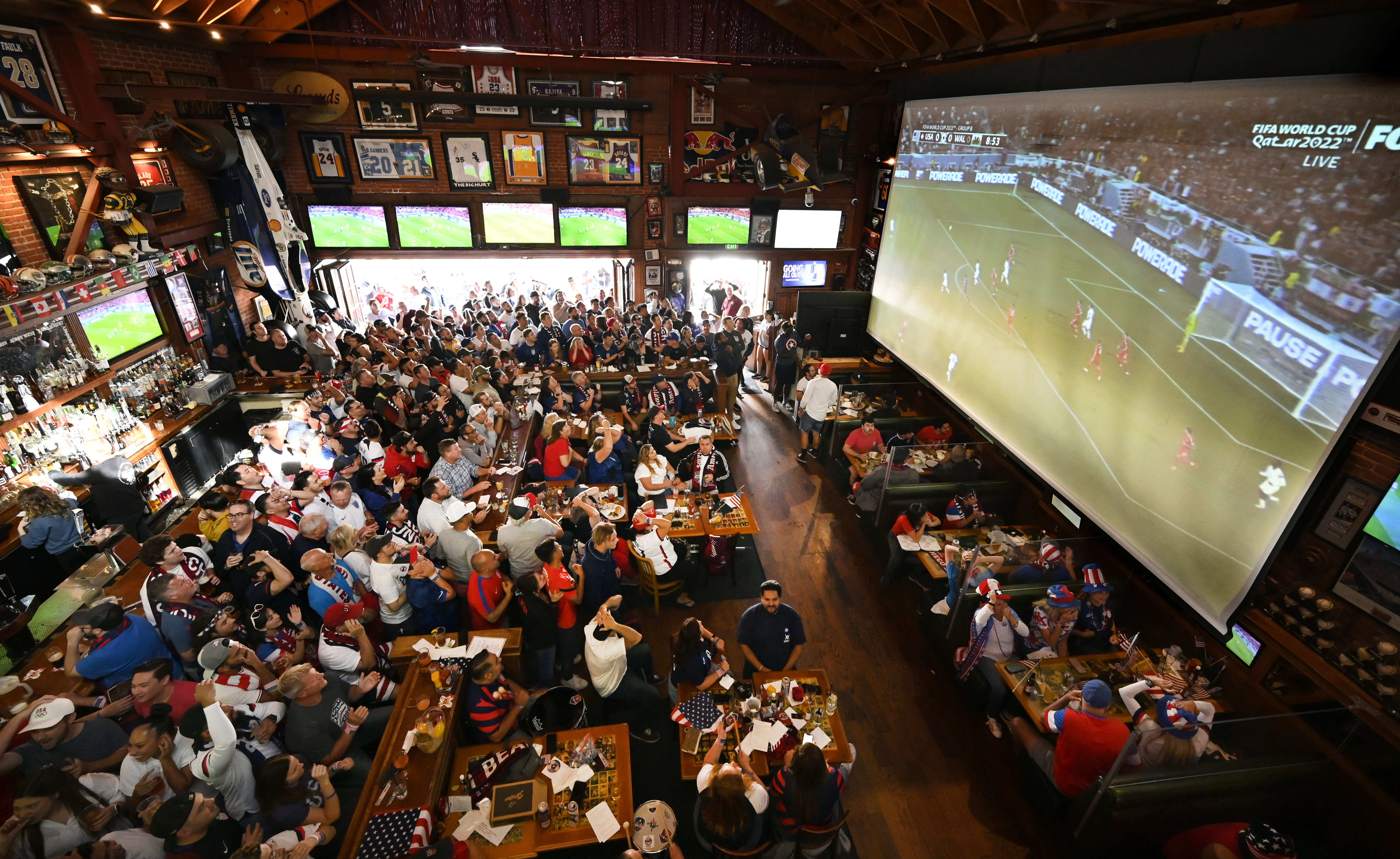 The American Outlaws fan group, hosted a World Cup watch...