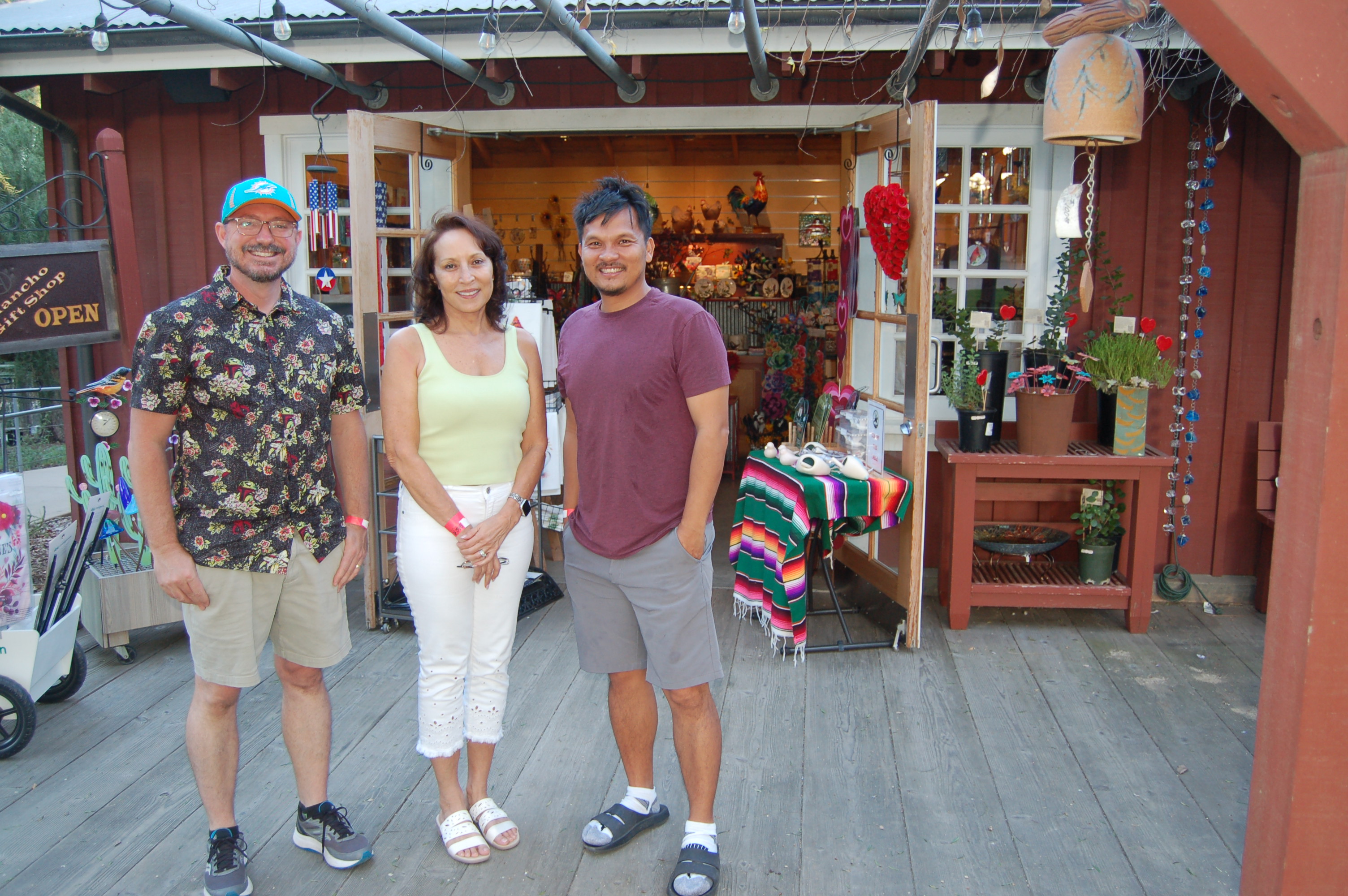 Rancho Los Alamitos, photo from left, Executive director of Rancho...
