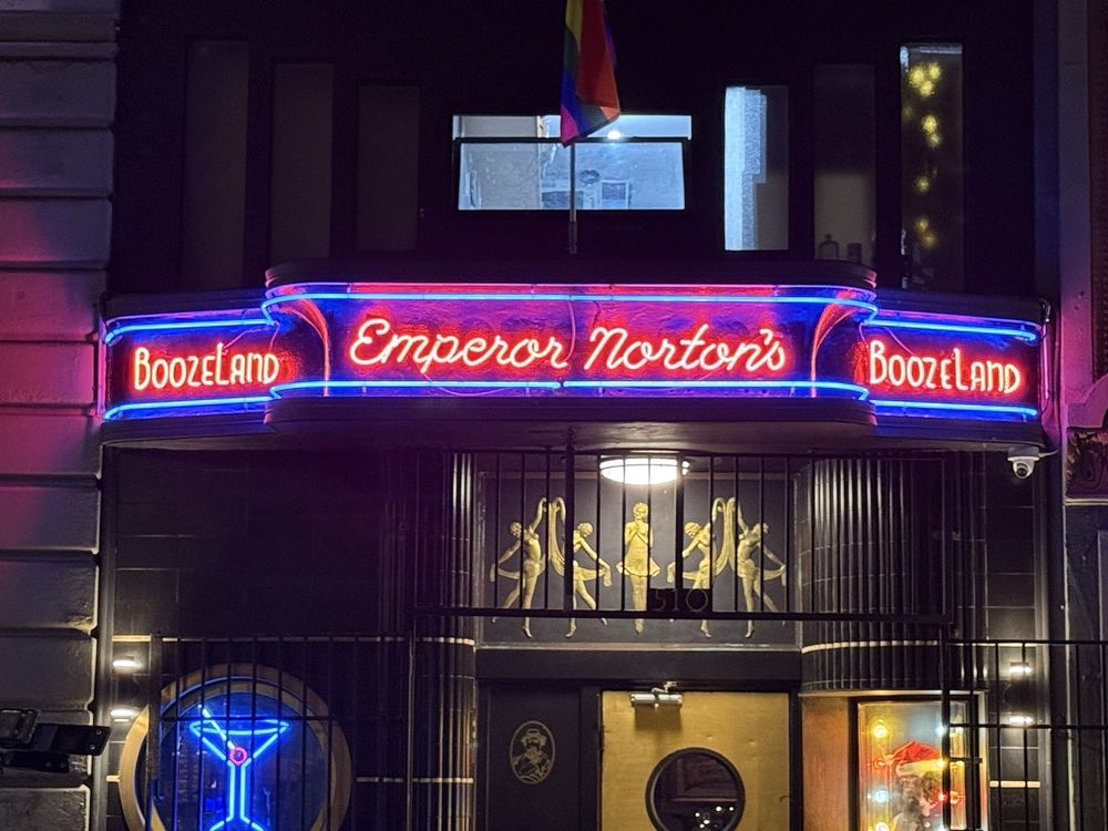 Emperor Norton’s Boozeland Gets a Facelift With Colorful New Neon Sign