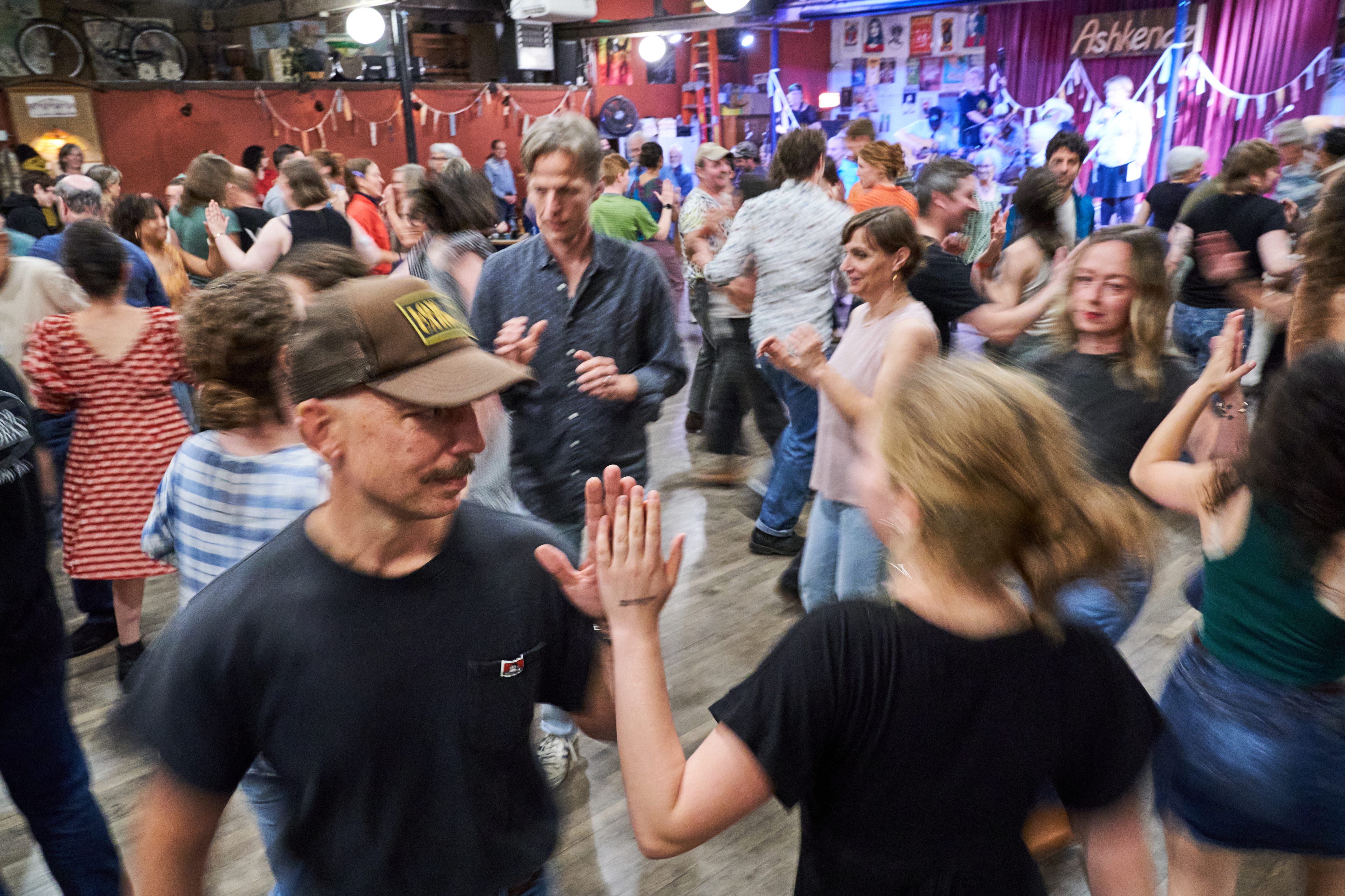 Dancers of all stripes and skill participate in the Dare...